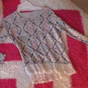 Girls Top with Colorful Design